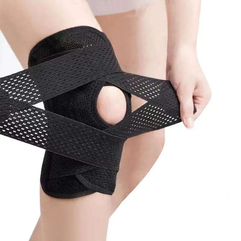 Meniskusriss Kniegelenkverletzung Genesung mit Kniegelenkbandage Verstellbare Kniegelenk-Schutzhülle für Sport Anti-Verstauchung