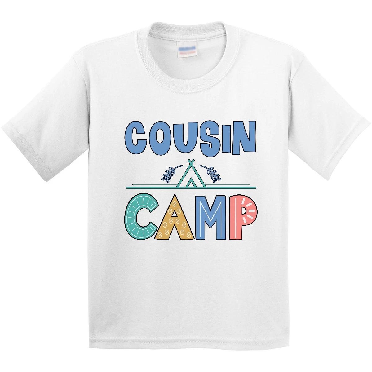 Inktastic Cousin Camp Summer Grandma Party Youth T-Shirt Tee Children Child Teen 100
