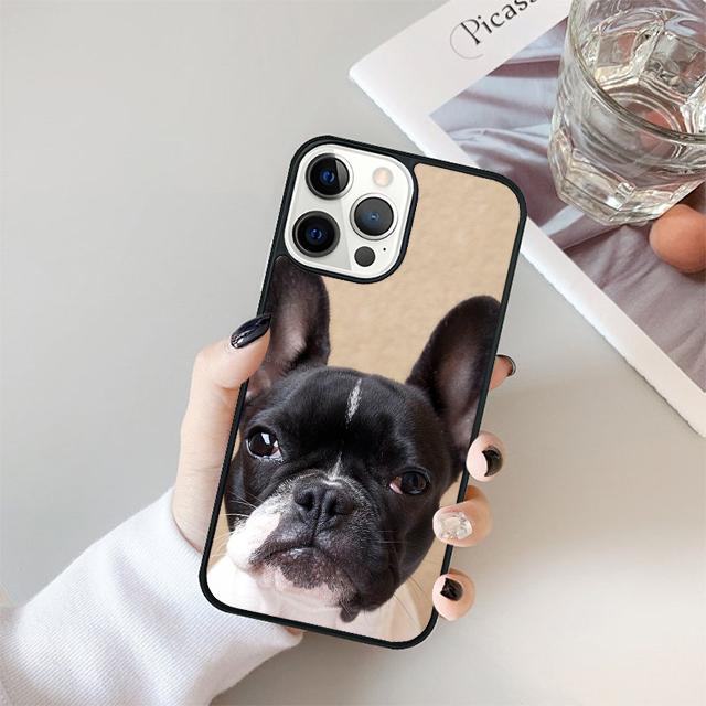 

Adorable French Bulldog Coque Shell For iPhone 17 Air 15 16 14 13 12 Pro Max 11 Pro Max Plus Phone Case Cover iPhone 14pro