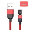 540° Rotating Magnetic Fast Charge Cable, 3-in-1 Blind Suction Design, Bendable for Mobile Gaming