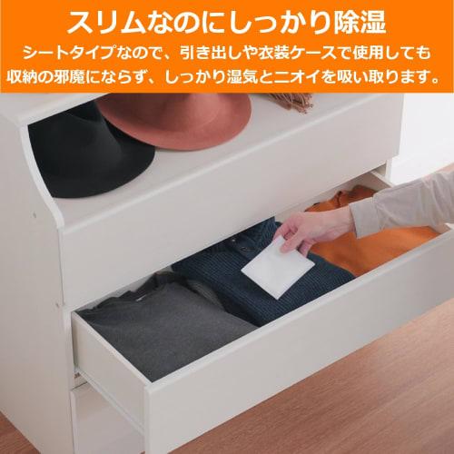 DryPet.co.jp Exclusive Binchotan DryPet Dehumidifier Sheets for Drawers and Clothing Cases (12 Sheets X 2 Packs + 1 DryPet Drawer Sheet) - Deodorizes,