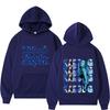 Karol G No Me Arrepiento De Sentir Tanto Cover Album 2026 Print Hoodie Unisex Fashion Long Sleeves Loose Oversized Pullover