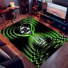 1pc Borussia Monchengladbach Logo Print Area Rug - Soft,Washable Non-Slip Indoor Mat for Office Chairs,Living Room,Home Office Decorative Rug