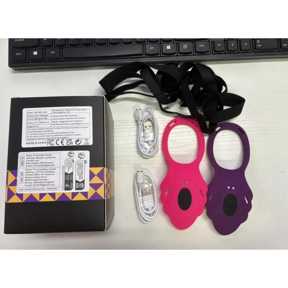 APP-Controlled Wearable Vibrator – Dual Panty Stimulator & Penis Ring for Women & Couples (Remote Pleasure Toy)