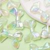 UV Plated Dazzle Jewelry Accessories Necklace Fashion Bow Loose Beads DIY Earring 10pcs Handmade Material Pendant