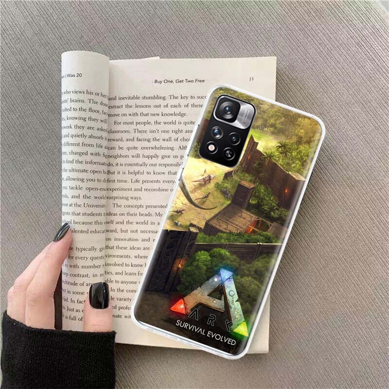 Game ARK Survival Evolved Phone Case For Redmi Note 13 12 Pro Plus 14 15 Pro 5G 11 11T 11E 11S 10 Pro 10S 9 9S Cover Cell Clear