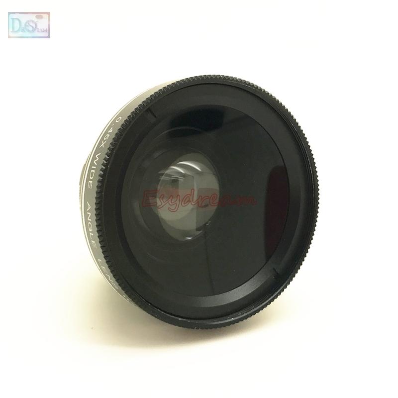 37mm 0.45x Wide Angle + Macro Conversion Attachment Lens Filter for Olympus Panasonic Gopro 37 Mm 0.45