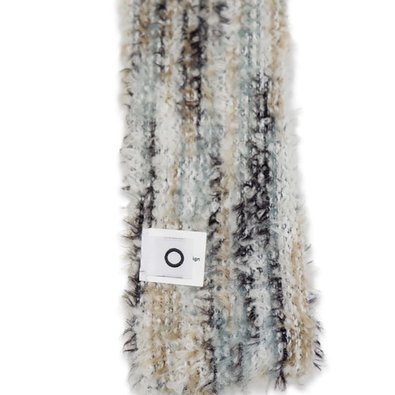 NOUGHT O Logo Fluffy Muffler / Ivory Multy