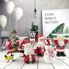 2025 Resin Santa Claus Statues Holding Snack Tray Christmas Figurine with Treats Holder Cake Dessert Stand Fruit Plate for Party