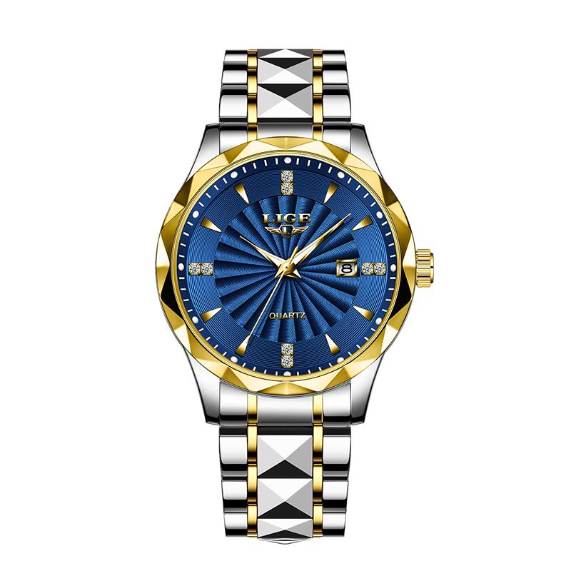 New Gold Watch For Men Top Brand Luxury Waterproof Men's Quartz Wristwatches Fashion Sports Luminous Chronograph Male