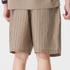Nike Sportswear SS25 Brand Logo Striped Quick-Dry Breathable Woven Lace-Up Sports Shorts Men Shorts Brown IF0378247