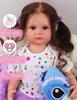 Wiedergeborene Babypuppe 50 cm/Geschenke für Mädchen/6 Zubehörteile