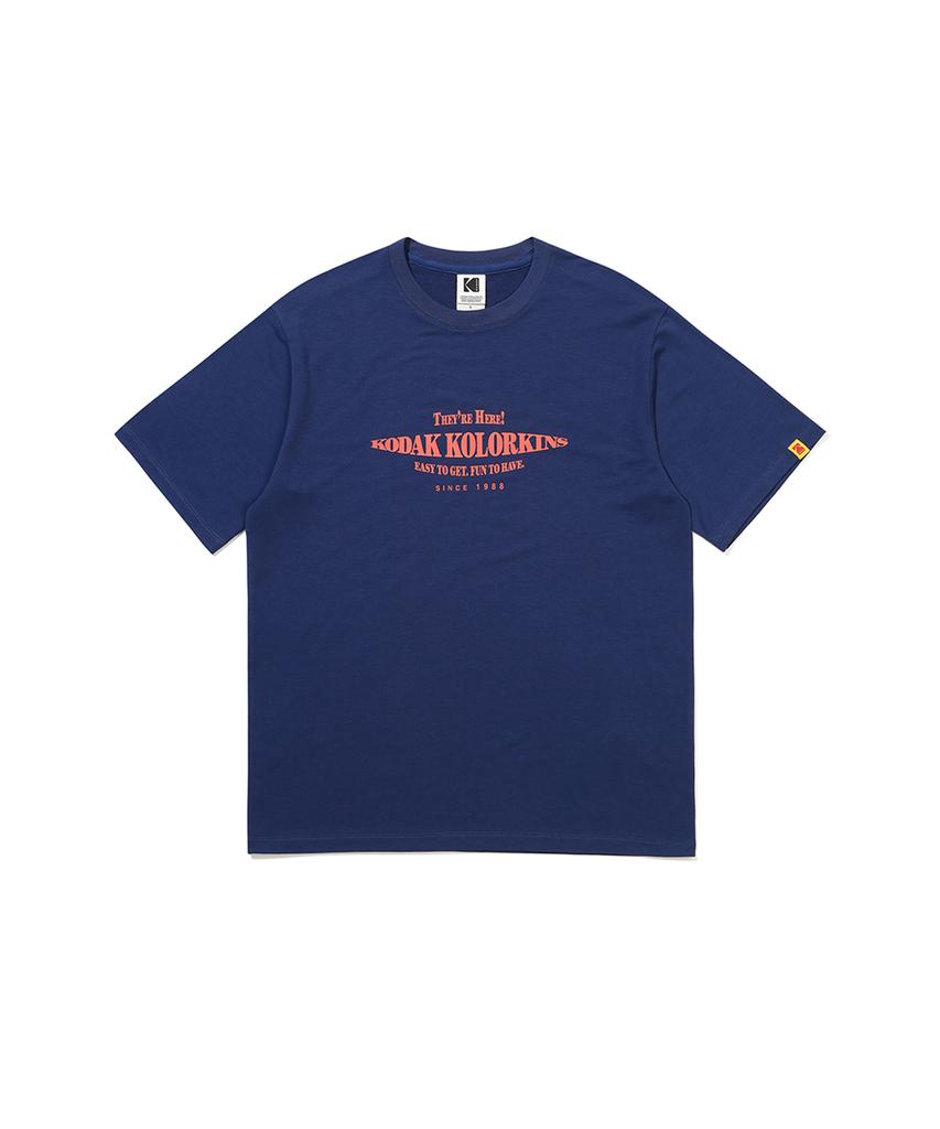 KODAK Cine Lounge Light Graphic Short Sleeve T-Shirt Navy