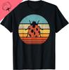 Ladybug Retro Vintage 60s 70s Sunset Bug Insect Men Women TShirt Funny Shirt Harajuku Casual Custom TShirt Camisas