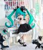 Genuine Hatsune Miku Vocaloid Series  14cm Kawaii Bjd  Decoration Anime Figure Collection Gifts Toys