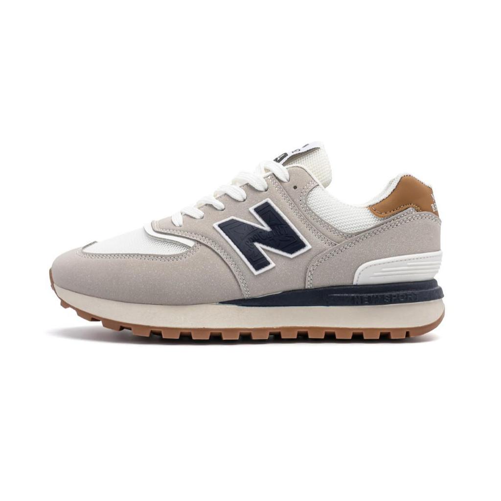 Retro Fashion Casual Lightweight Non-slip Unisex Shoes with N Logo for Spring/Autumn