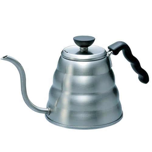 Hario V60 Drip Kettle/Vono Practical Capacity 800mL Open Fire/IH Compatible Hairline Silver Made In Japan Present Gift Gift VKBR-120-HSV