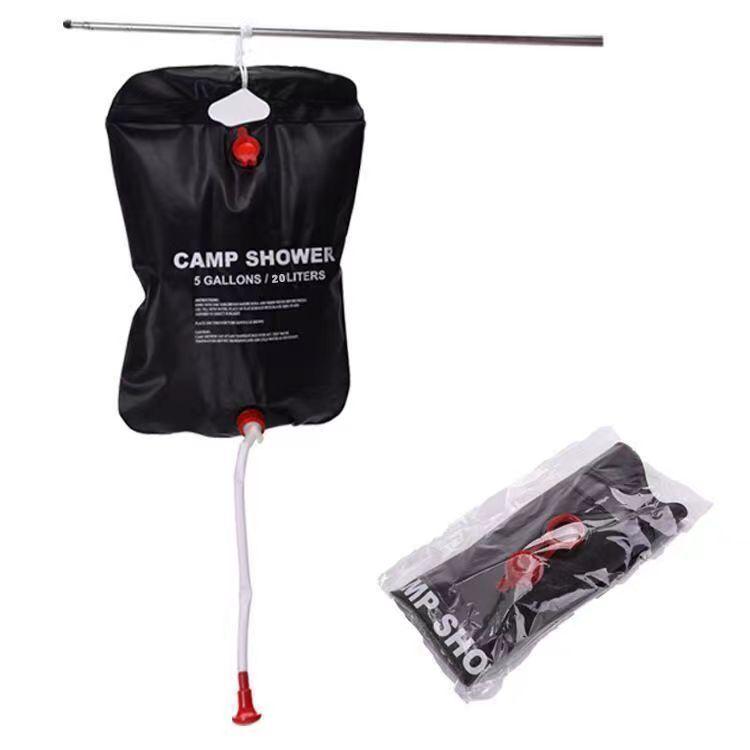 20L Portable Solar-Heated Outdoor Folding Shower Bag for Camping