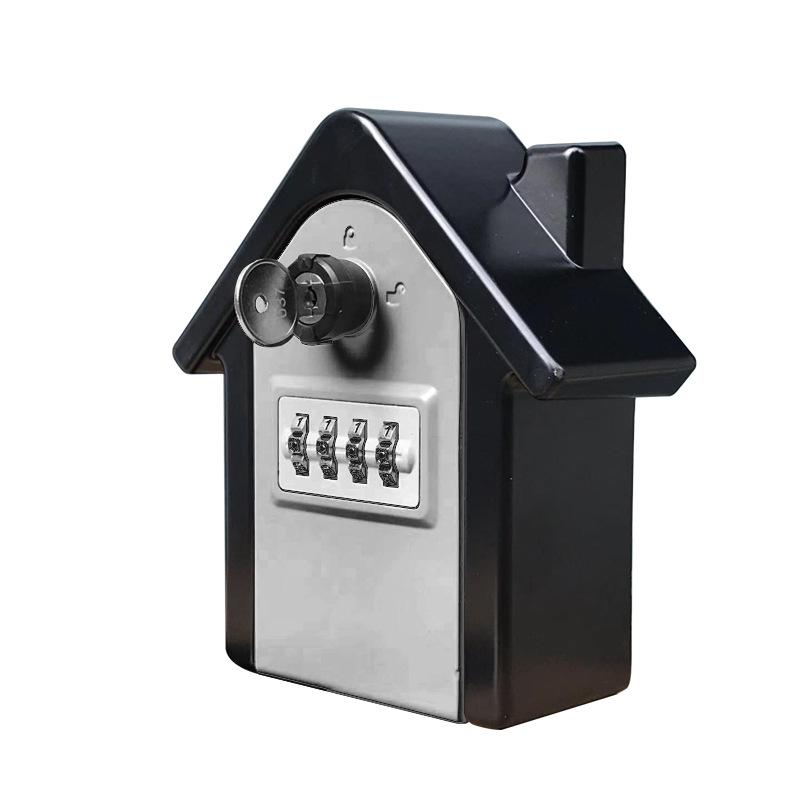 Dual-Access Combination Lock Key Box for Homes & Construction Sites