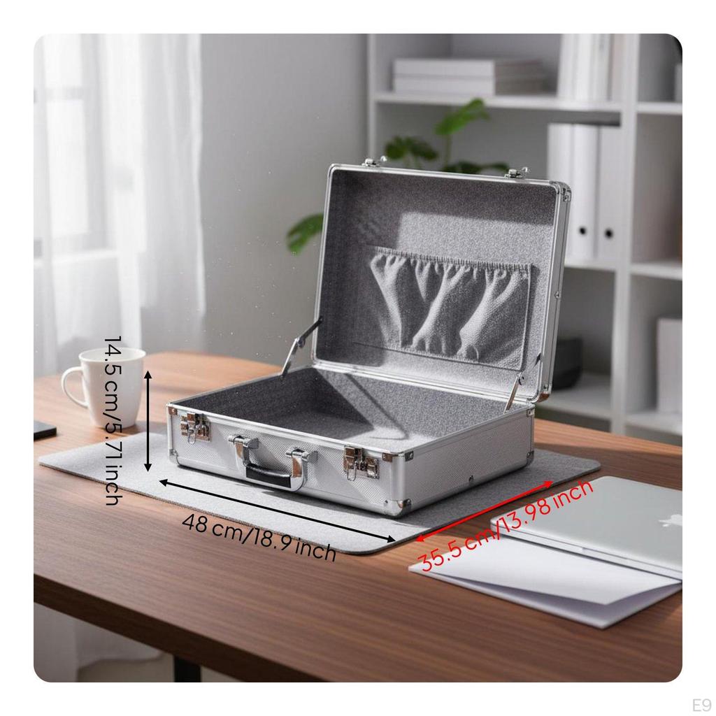 Aluminum Combination Lock Box Large Capacity