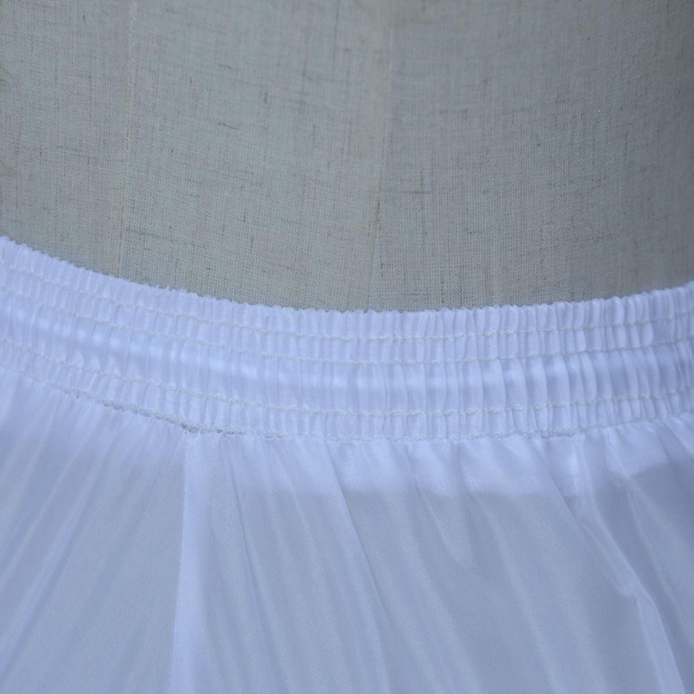 White Bridal Petticoat Puffy Design Hoop Crinoline Fancy Wedding Underskirt  Prom Night