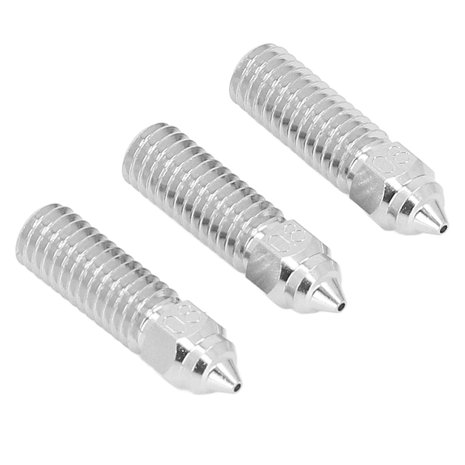 

3 шт. Насадка для екструдера 3D-принтера 1,75 мм M6 Високошвидкісна насадка для екструдера Hotend для Creality K1 0.8mm