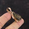 Ammonit Fossil Anhänger Kupferanhänger Höchste Qualität Edelsteinanhänger Kupferschmuck Handgefertigter Anhänger Geschenk für Freund Ammonit Fossil Schmuck
