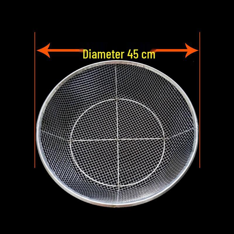 Jiwanggu 45cm Rundes Verstärktes Eisen Sieb