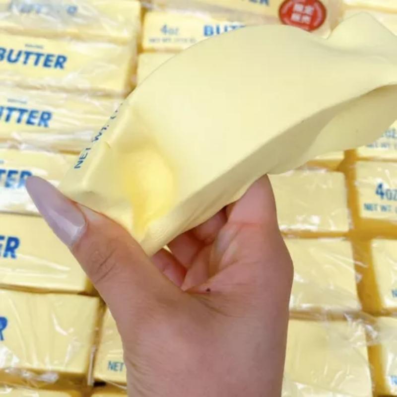 1Pc Butter Squishy Party Favors Super Soft Slow Rising Sticky Butter Sticks Realistic Food Fidget For Festive & Party Supplies