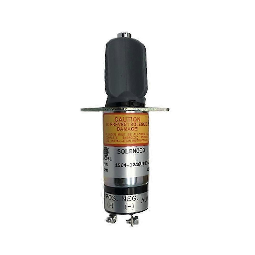 1502-12D6U1B1S1A Fuel Stop Solenoid 12V for Yanmar Diesel 129470-67320 1504-12A6U1B1S2