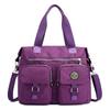 Women Crossbody Bag Minimalist Nylon Purse with Zipper Closure