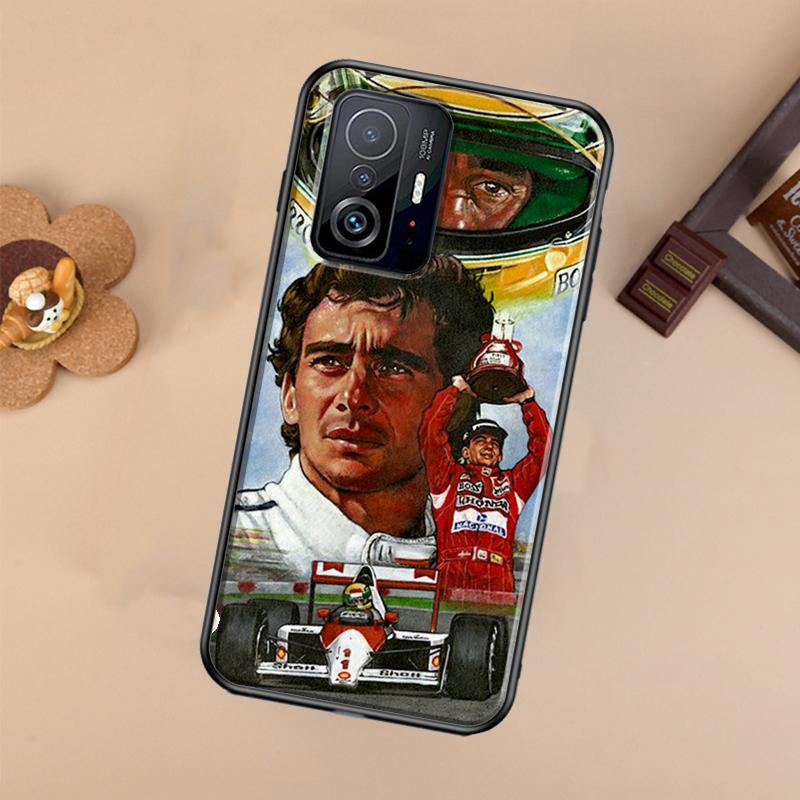 Ayrton Senna F1 Case For Xiaomi POCO X7 X6 Pro X3 X5 M6 F3 F5 F6 Pro 11T 12T 13T 14T Pro 13 14 Ultra Cover