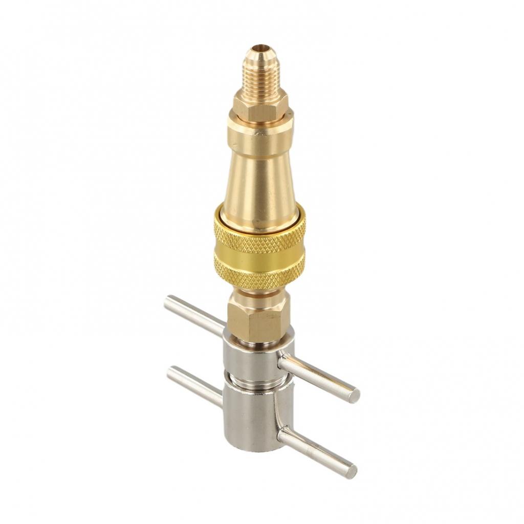 Brass Washer Quick Connect Refrigerator Quick Connector Electroplated Iron Body