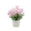 Artificial Flowers Potted Fake Plant Bonsai In Pot Garden Decor