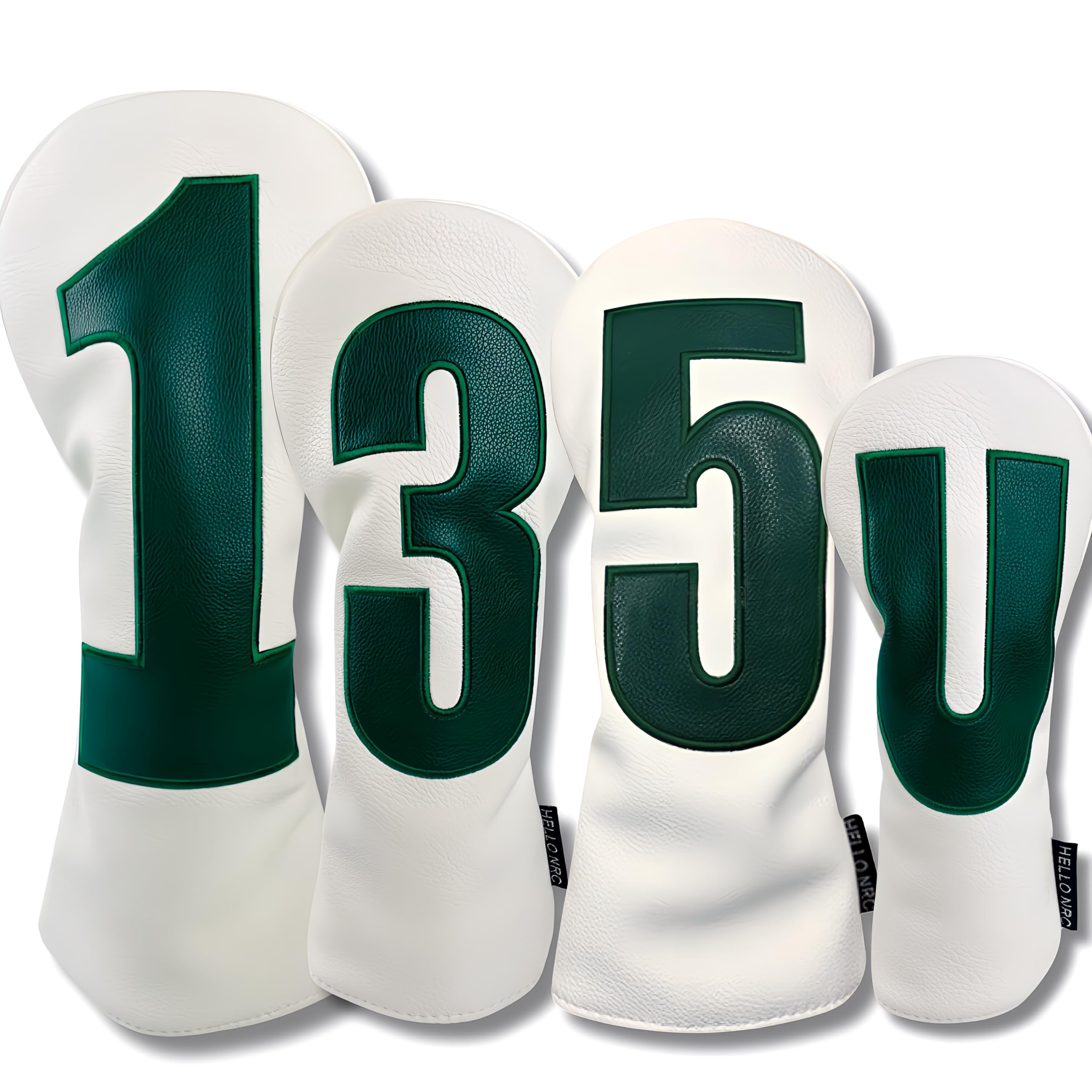 

Чехол для головы гольфа Стильный и крутой чехол для головы с большим номером Предотвращает ошибки при выборе клюшки Водонепроницаемый материал ПУ Эффективно защищает голову Гибридный Высококачественный