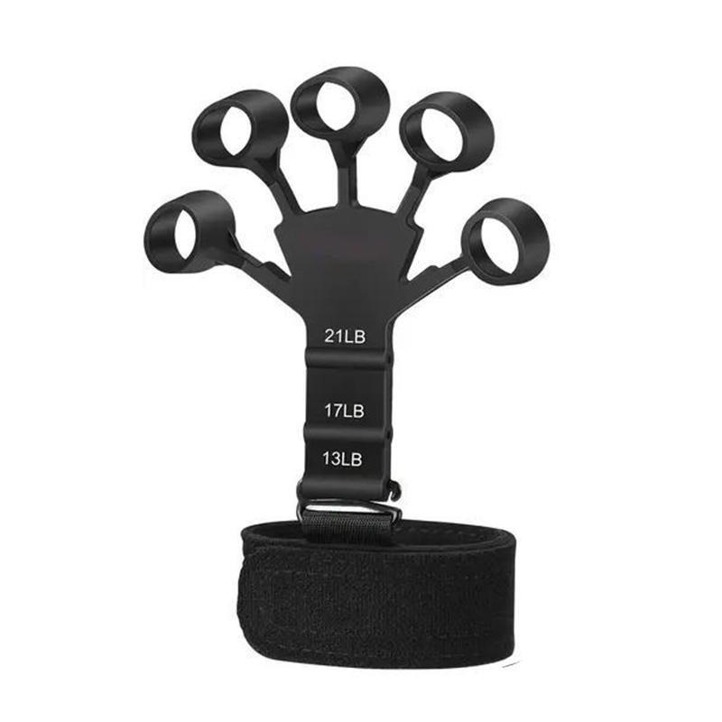 

Новый силиконовый тренажер для пальцев 5 пальцев запястья эспандер для пальцев восстановление силы сгибание и разгибание тренажер для вен чёрный