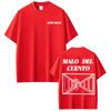 Band Latin Mafia Malo Del Cuento Graphic Tee Shirt Men's Women Casual Crewneck Oversized T Shirt Vintage Gothic T-shirt