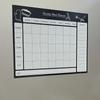 Magnetic Fridge Calendar Sticker Erasable Whiteboard Fridge Sticker Durable Menu Board  Student
