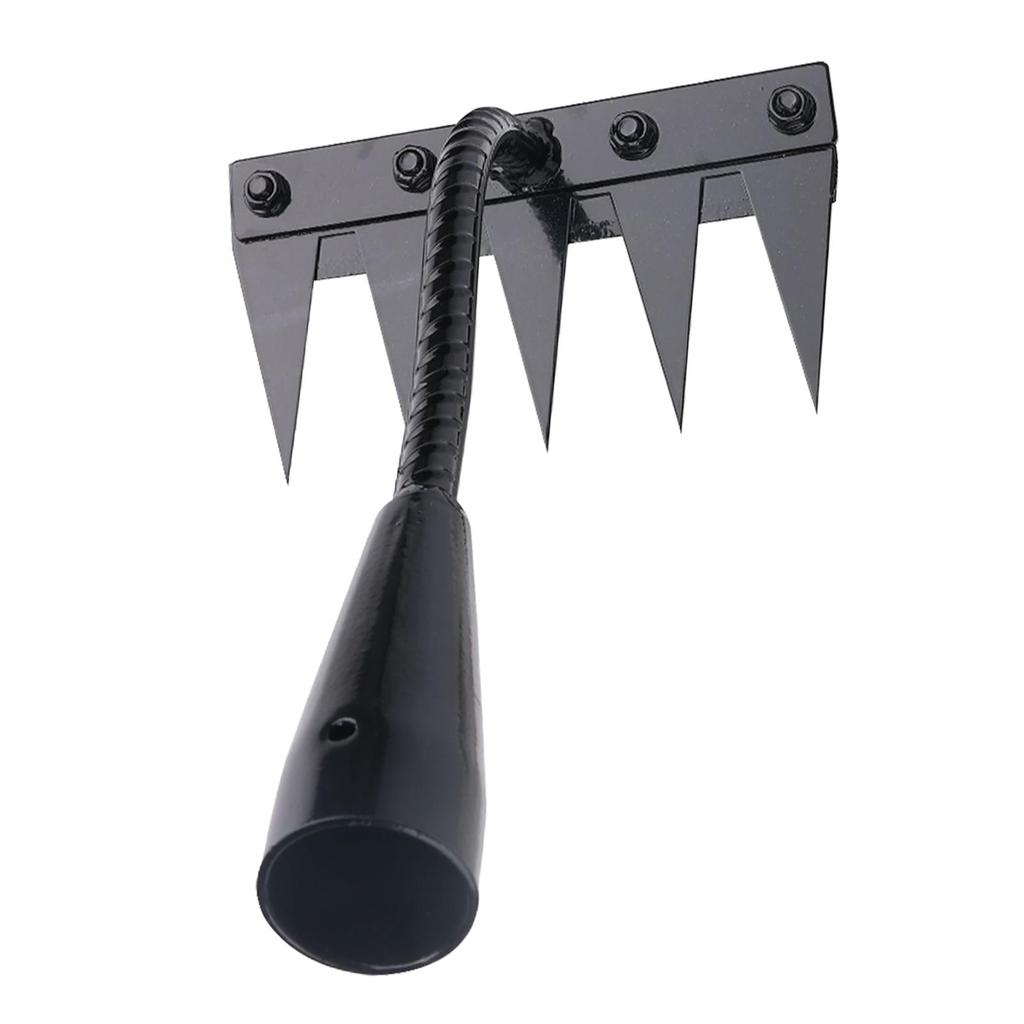 Garden Weeding Rake Heavy Duty Hand Tool Garden Rake Metal Easy To Use Sturdy Versatile Practical Gardening Yard Homeowners