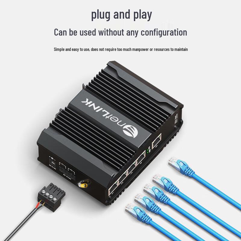 netLINK 5-Port 100M Industrial Ethernet Switch