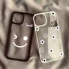 Cute Smile Flower Clear Phone Case for Samsung Galaxy S25 S24 Ultra A56 A55 A54 A06 A16 A35 A34 A15 5G S23 S22 FE Silicone Cover