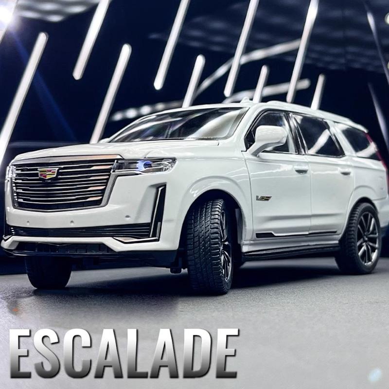 1/24 Scale Cadillac Escalade SUV Alloy Diecast Model Pull Back Toy Gift For Friends Collection Of Hobby Decorative Fine Present