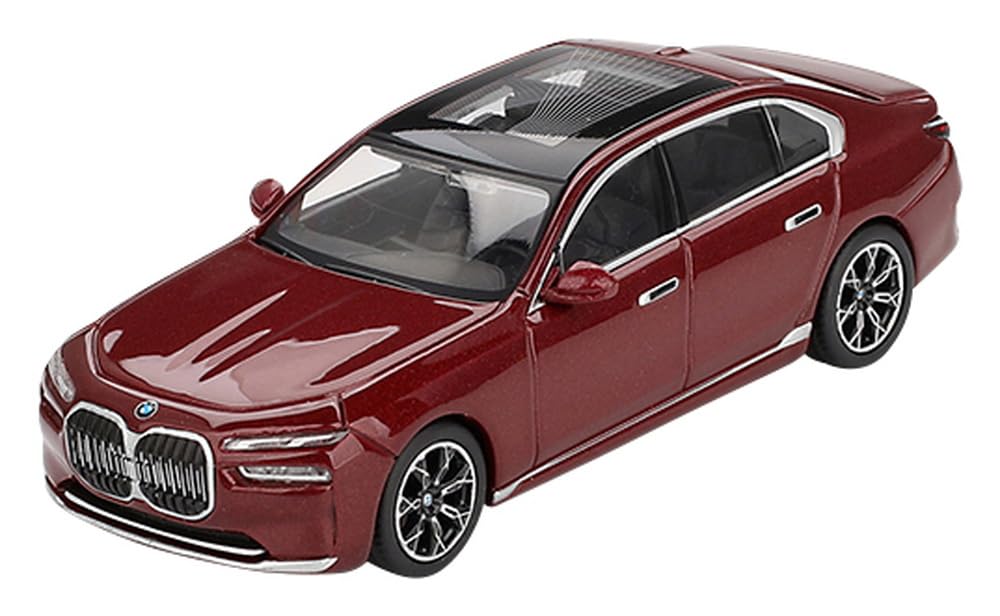 

MINI GT BMW i7 xDrive60 Aventurine Finished product 1/64 (Left-hand drive) MGT00952-BL