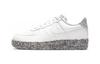 Air Force 1 Pelle Marmo Basse Scarpe da Skateboard per Bambini Bianco Grigio Bambini Età 3 7 Anni DB4597-100