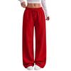 Damen Locker geschnittene Wide Leg Jogginghose mit Kordelzug für den täglichen lässigen Look