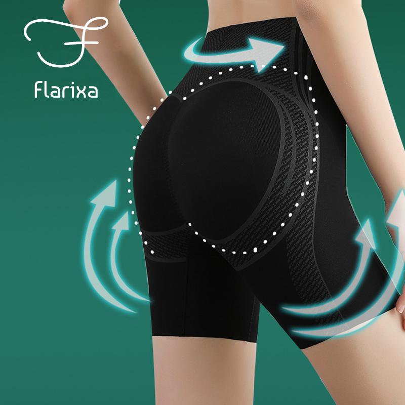 Flarixa Kalhotky na bříško hýždě Lifter Bezešvé zeštíhlující boxerky Boxerky s vysokým pasem Dámské šortky Spodní prádlo
