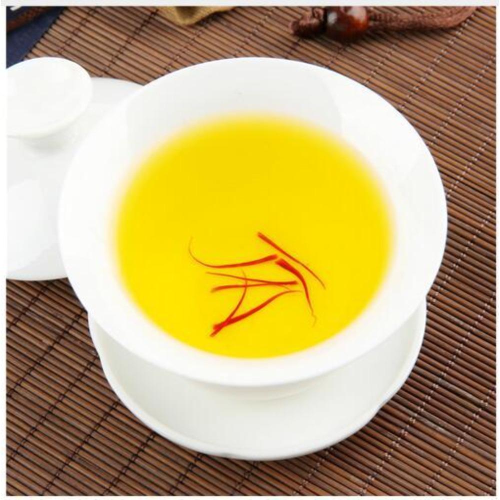 Tè allo Zafferano di Prima Qualità 1g Stigma Puro di Crocus Fiore Bevanda Erboristica
