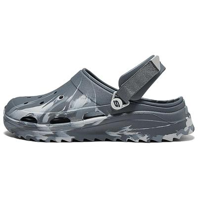 Bequeme Klassische Clogs Herrenschuhe Anthrazit 243312-CHAR