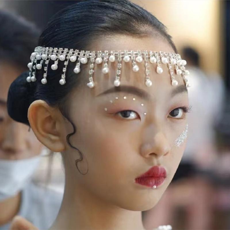 1 jard perłowy chwost kryształowy metalowy łańcuch DIY koronkowy lamówka z kryształkami naszywana odzież buty torba odzież zasłona dekoracje akcesoria