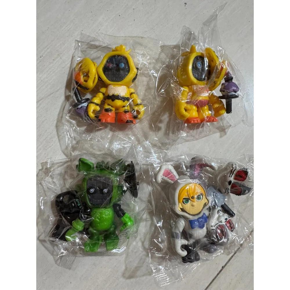 12 piezas/set Figuras FNAF Freddy Cara Cambiable Figuras de Acción Juguetes